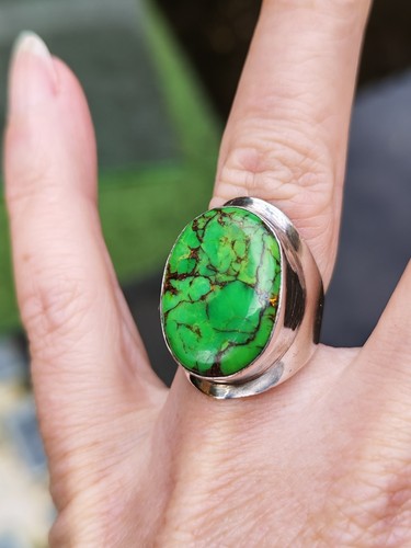 Bague argent turquoise - bague, en