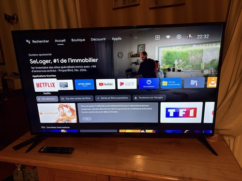 Télévision smart hyundai - télévision,
