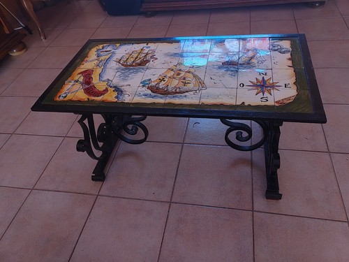 Table basse fer - basse, forgé