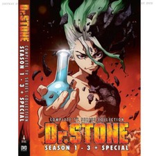 Anime DVD Dr. Stone Série télévisée complète Saison 1-3 Vol.1-46 Fin +...
