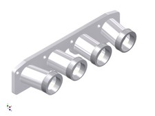 VW Golf Gti 1.8/2.0 16v Kr/ Abf / 9A Collecteur Pour ZX12R Corps de Carburateur