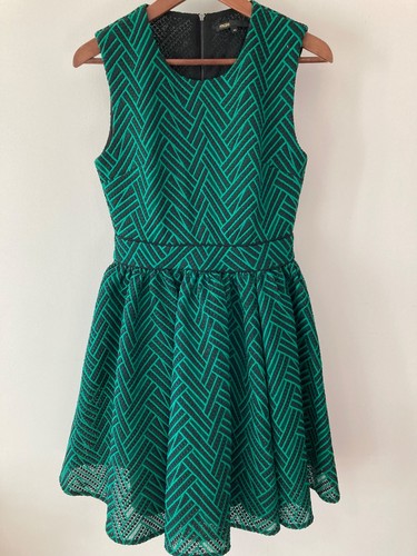 Robe patineuse maje verte - patineuse,