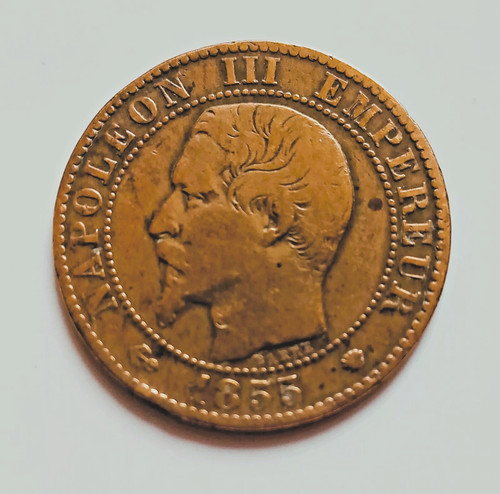Centimes napoléon iii - 5, 1855