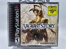 Vagrant Story (Sony PlayStation 1, 2000) Complete in box CIB with manual.