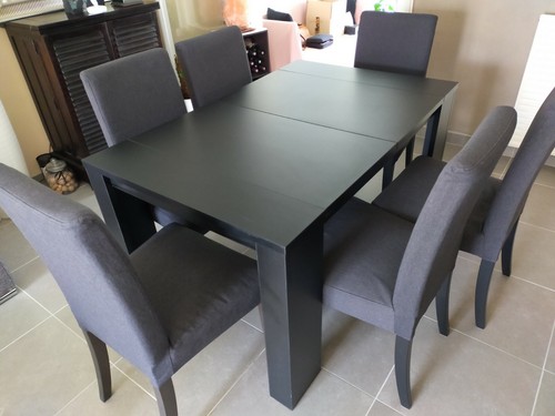 Ensemble table 6 chaises - ensemble,