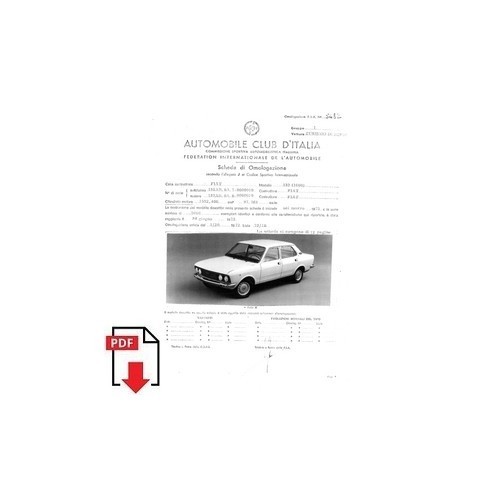 1972 fiat 132 - 1972, di
