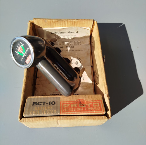 Ancien testeur batterie - testeur, de