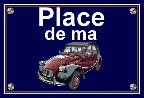 Plaque place ma citroën - place,
