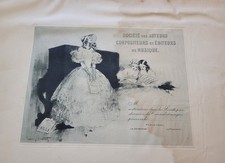 Eau forte pour la SACEM Louis