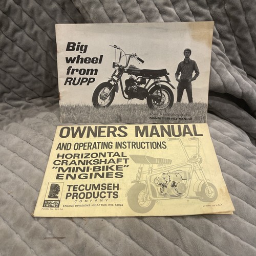 1970 big wheel rupp mini - rupp,