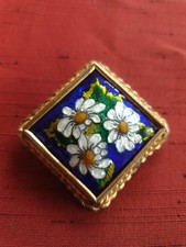 Ancienne broche émaux de