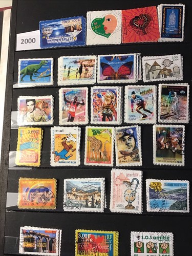Lot 250 timbres - 250, oblitérés