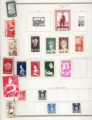 Collection timbres sarre - collection,
