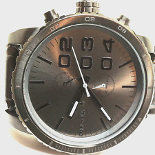 DIESEL DZ4215 Men"s Double Down Gray Dial Metal Band Chronograph Watch,No box