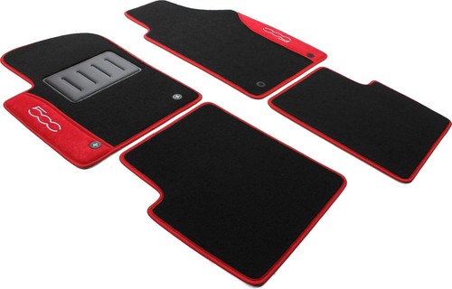 Tapis moquette brodés fiat - tapis,