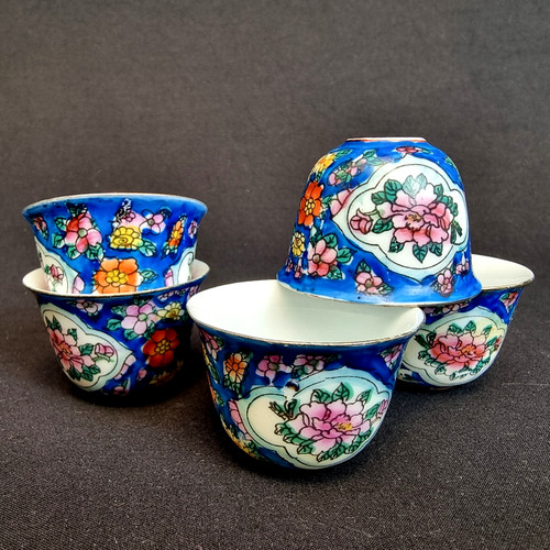 Lot mini tasses chinoises - 5,