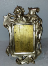 MAGNIFIQUE CADRE BRONZE A POSER  POUR PHOTO DECOR HIPPOCAMPE, CHEVAL, MYTHOLOGIE