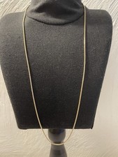 24K GB Gold Bonded Chain Necklace 24 Inches. New Without Tags. Signed 24KGB