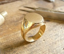 Chevalière or ovale 15 mm *