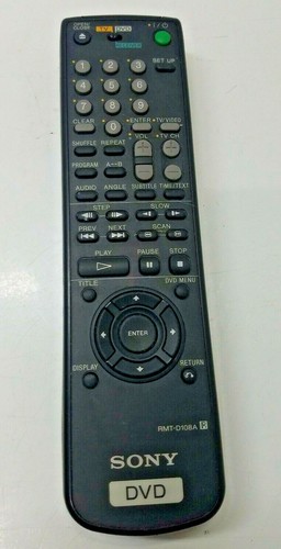 Sony rmt d108a dvd - sony, tv