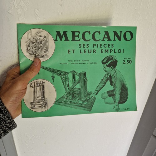 Meccano 1934 les pieces - les, et