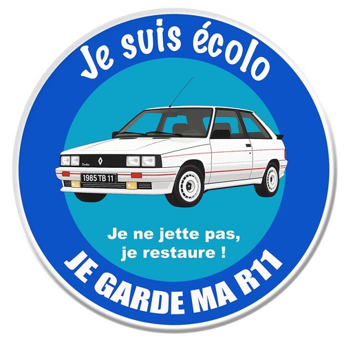 Sticker suis ecolo garde - sticker,