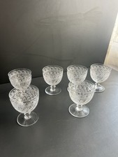 Lot of 6 Rohan Model Baccarat Crystal Red Wine Glasses