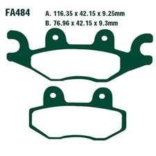 Paire Plaquette de Frein Std