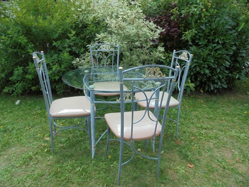Table jardin metal - de,