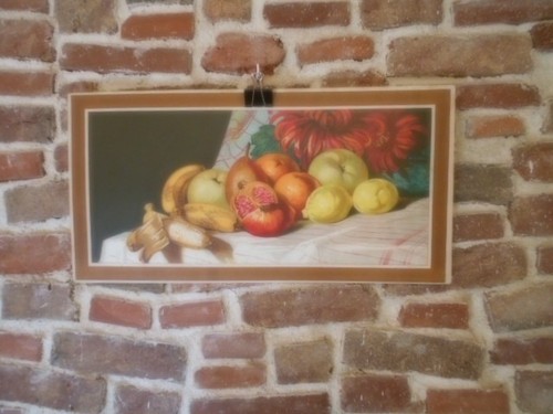 Panneau decoratif fruits et - panneau,