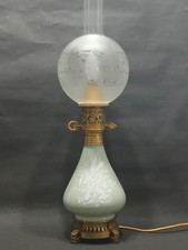 lampe à pétrole porcelaine