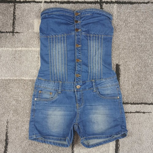 Salopette short jean miss - short,