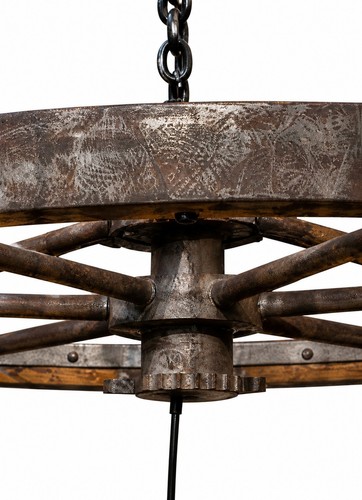 Lustre monumental roue de - monumental, en