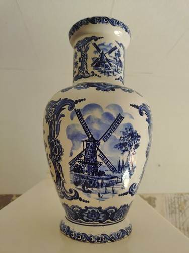 Ancien jolie vase molen blanc - ancien,