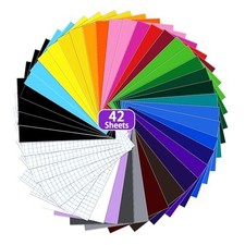 42 feuilles de vinyle adhésif