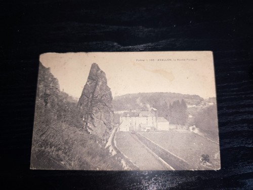 Cpa avallon roche - avallon,