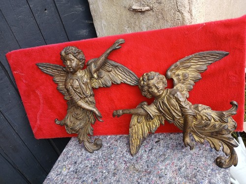 Anges laiton decoration - anges, en