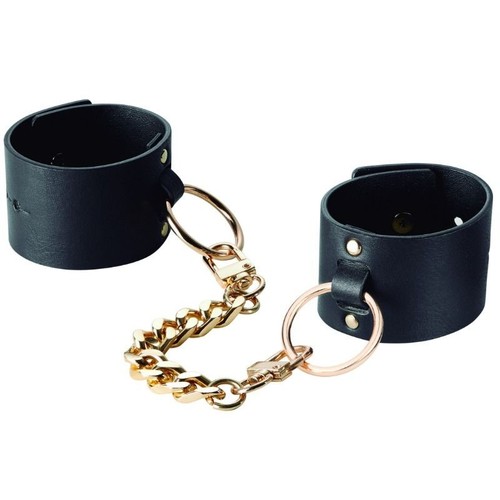 Menottes manchettes cuir vegan - manchettes,