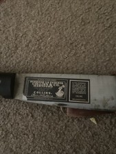 Collins and Co. Bisques La Estampa Machette Blade with Leather Cover Vintage