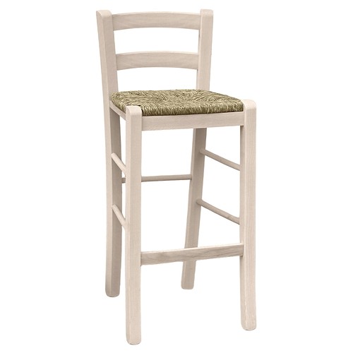 Tabouret snack bois brut - snack,