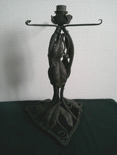 PIED DE LAMPE ART DECO FER