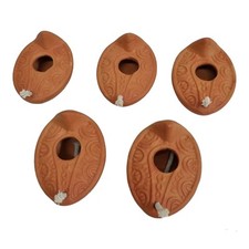 5 x lampe à pétrole ancienne