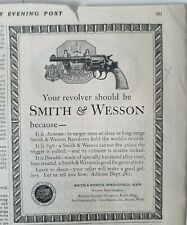 1925 Smith & Wesson revolver gun its accurate vintage ad AS IS