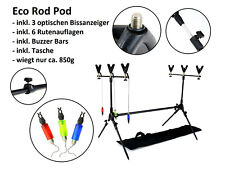 Neuf Rod-Pod Eco Avec Détecteur de Touche ca.850g Léger, Cannes de Collection,