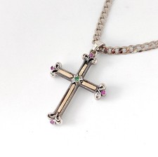 Croix en or 18 KT et Argent