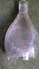 ANCIEN BIBERON EN VERRE MONCHOVAUT PHARMACIE ALTE SAUGEFLASCHE ANTIQUE  BOTTLE