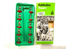 Vintage Subbuteo Team Red & White Striped Jersey Football Games