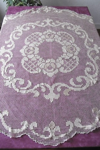 Nappe vintage dentelle au - nappe,