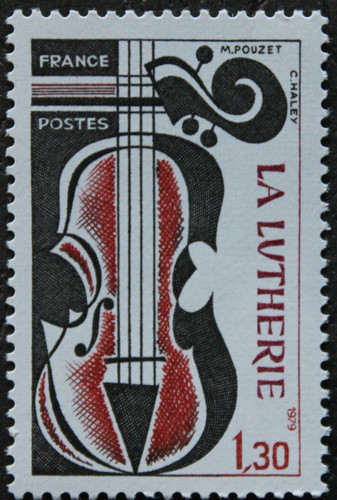 Timbre france la lutherie - france,
