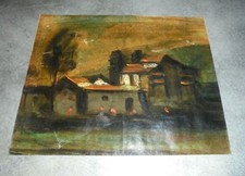 ANCIEN PEINTURE A L'HUILE